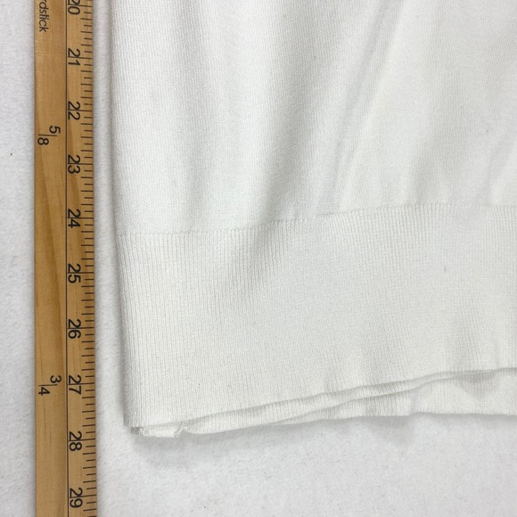 Lane Bryant Cardigan Womens Plus 18 / 20 White Button Up Sweater Raglan Sleeve - Picture 13 of 14